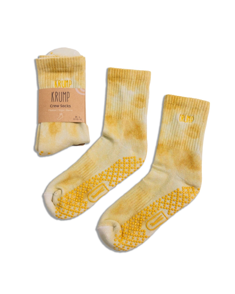 Premium crew socks offering support and control