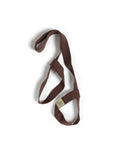 Soft and reliable yoga mat strap in pine cone color