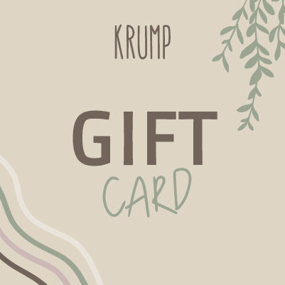 Krump gift card for a thoughtful gift