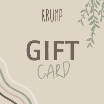 Krump gift card for a thoughtful gift